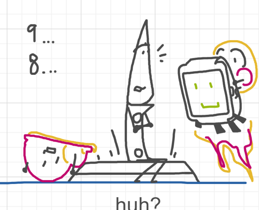 A panel from What's The Point, episode five of the Board Boards object show by Furretwalk/WalkingFurret.